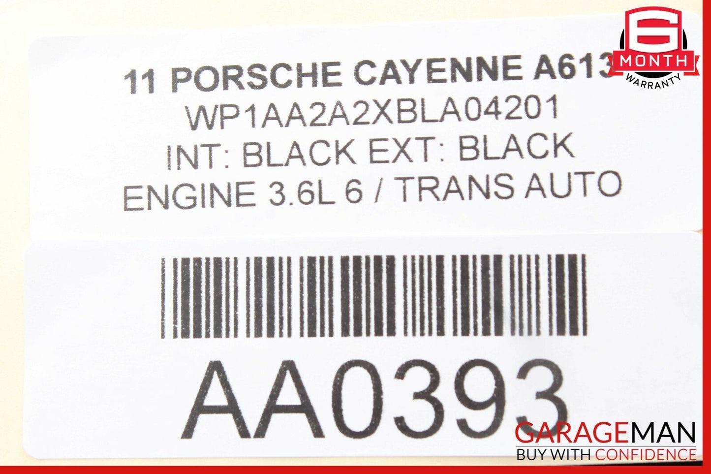 11-14 Porsche Cayenne 958 Front Left Driver Side Mirror Door Rear View Brown