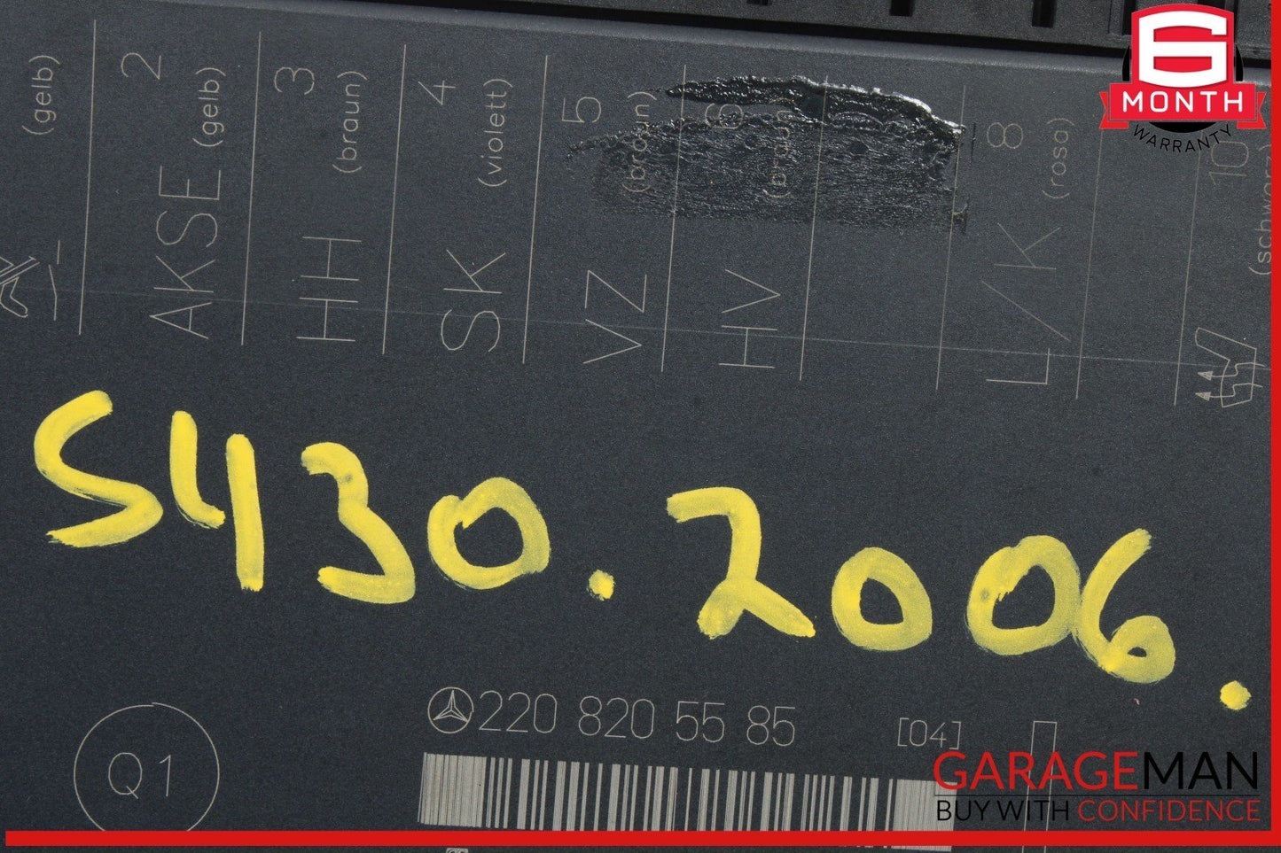 00-06 Mercedes W220 S430 Front Left Driver Side Seat Control Module Unit OEM