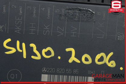 00-06 Mercedes W220 S430 Front Left Driver Side Seat Control Module Unit OEM