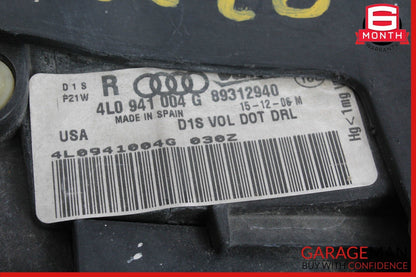 07-09 Audi Q7 Front Right Side HID Xenon Headlight Headlamp 4L0941004G OEM
