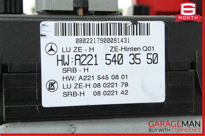 07-09 Mercedes S550 CL550 Rear Trunk SAM Fuse Relay Box Module Assembly