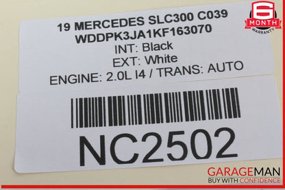 12-20 Mercedes R172 SLC300 SLK350 Front Right Passenger Side Seat Belt Seatbelt Retractor OEM