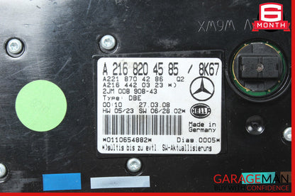 07-09 Mercedes W216 CL550 Overhead Dome Light Lamp Sunroof Control Switch OEM