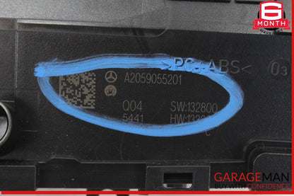 15-19 Mercedes W205 C300 C400 Media Center Dashboard Hazard Control Switch OEM