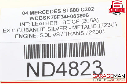 03-08 Mercedes R230 SL500 SL600 SL55 AMG Front Left Side Lower Control Arm OEM
