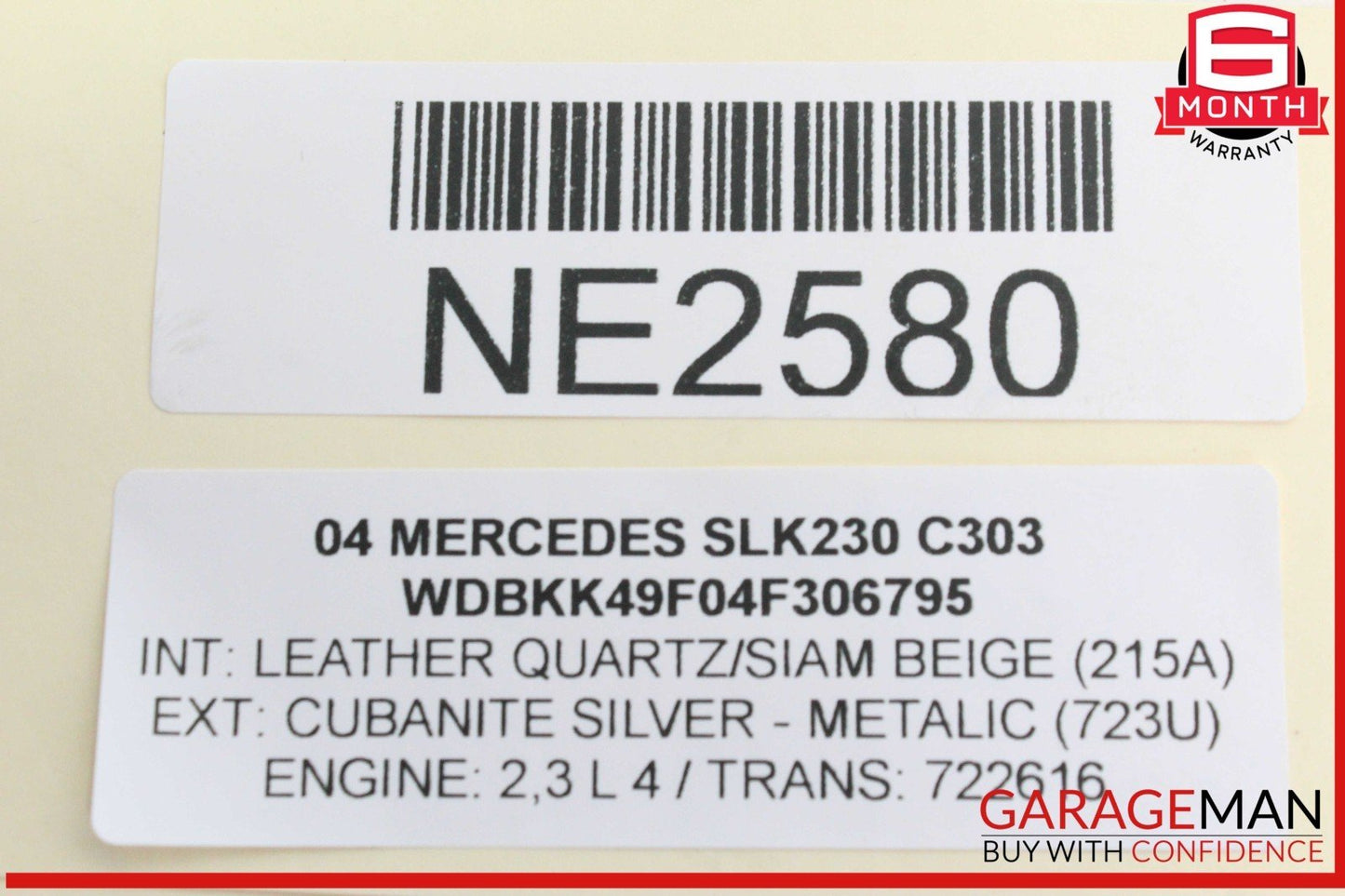 97-04 Mercedes R170 SLK230 Ignition Immobilizer Relay Module 1708201826 OEM