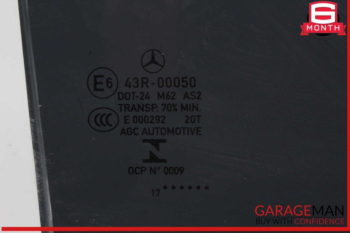 14-18 Mercedes W117 CLA250 Rear Right Passenger Side Door Window Glass OEM