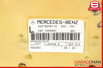 07-09 Mercedes W221 S550 Rear Left Driver Side Top Upper Seat Cushion Cover OEM