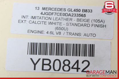 11-16 Mercedes GL450 CL550 S550 4.7L Engine High Pressure Fuel Pump Housing Assy