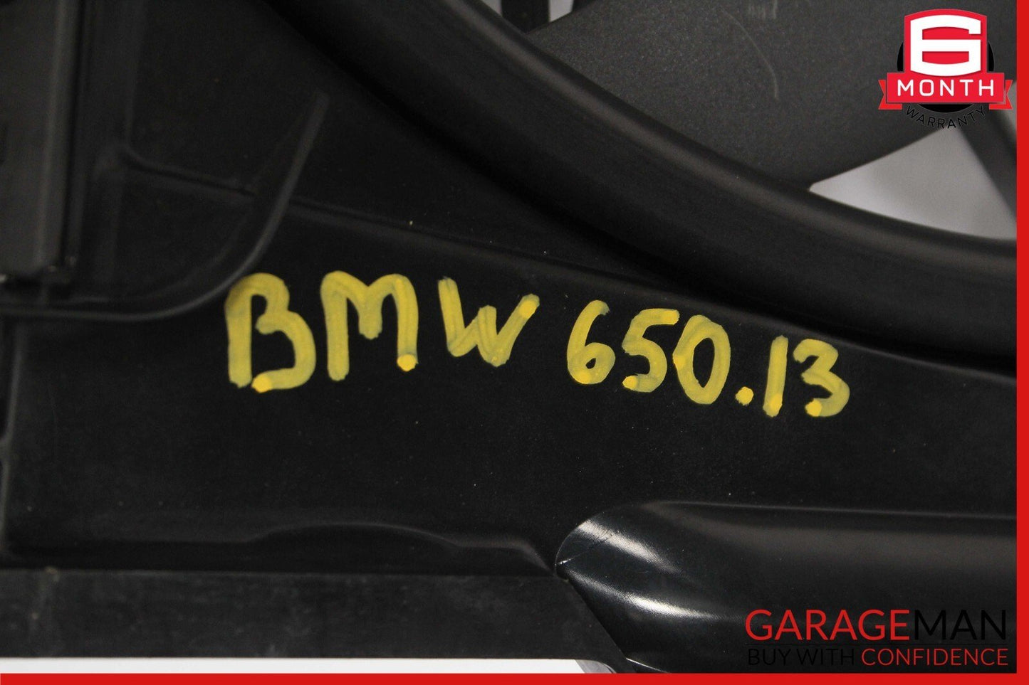 13-19 BMW F06 650i 4.4L Engine Motor Radiator Cooling Fan Shroud Assembly OEM