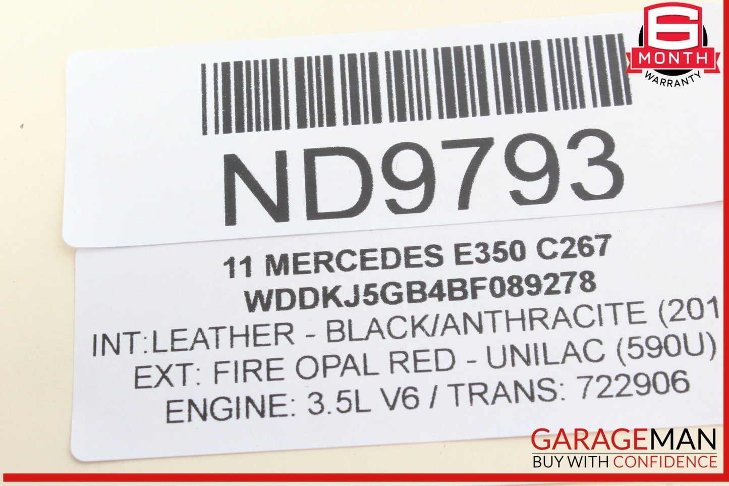 08-17 Mercedes W212 E350 C300 Rear Right or Left Side Upper Control Arm OEM