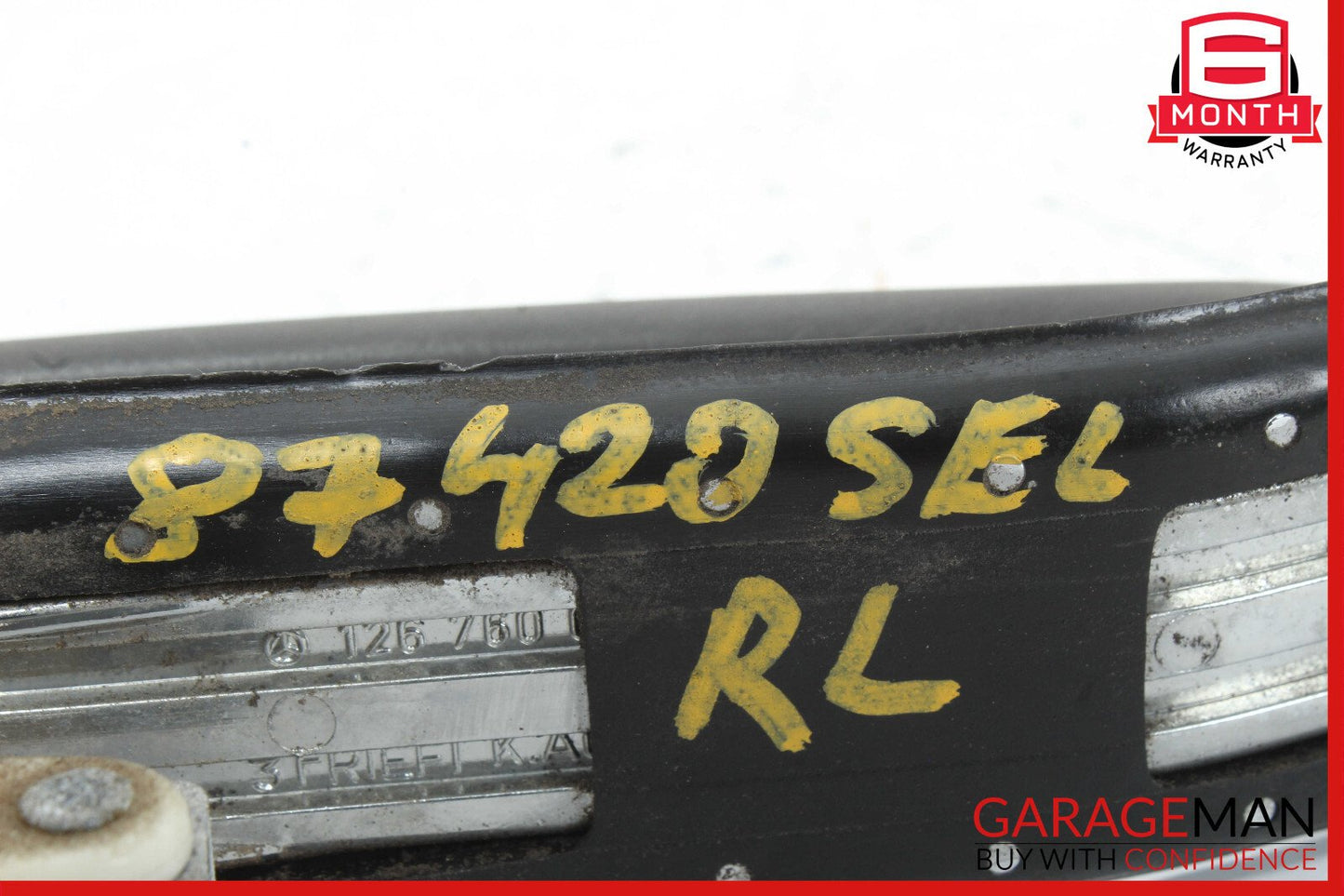 86-91 Mercedes W126 420SEL Rear Left Side Exterior Door Handle OEM