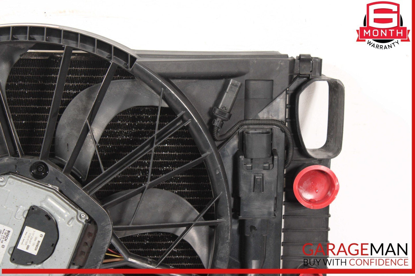 03-09 Mercedes W211 E350 Engine Motor Cooling Fan Radiator A/C Condenser Assy