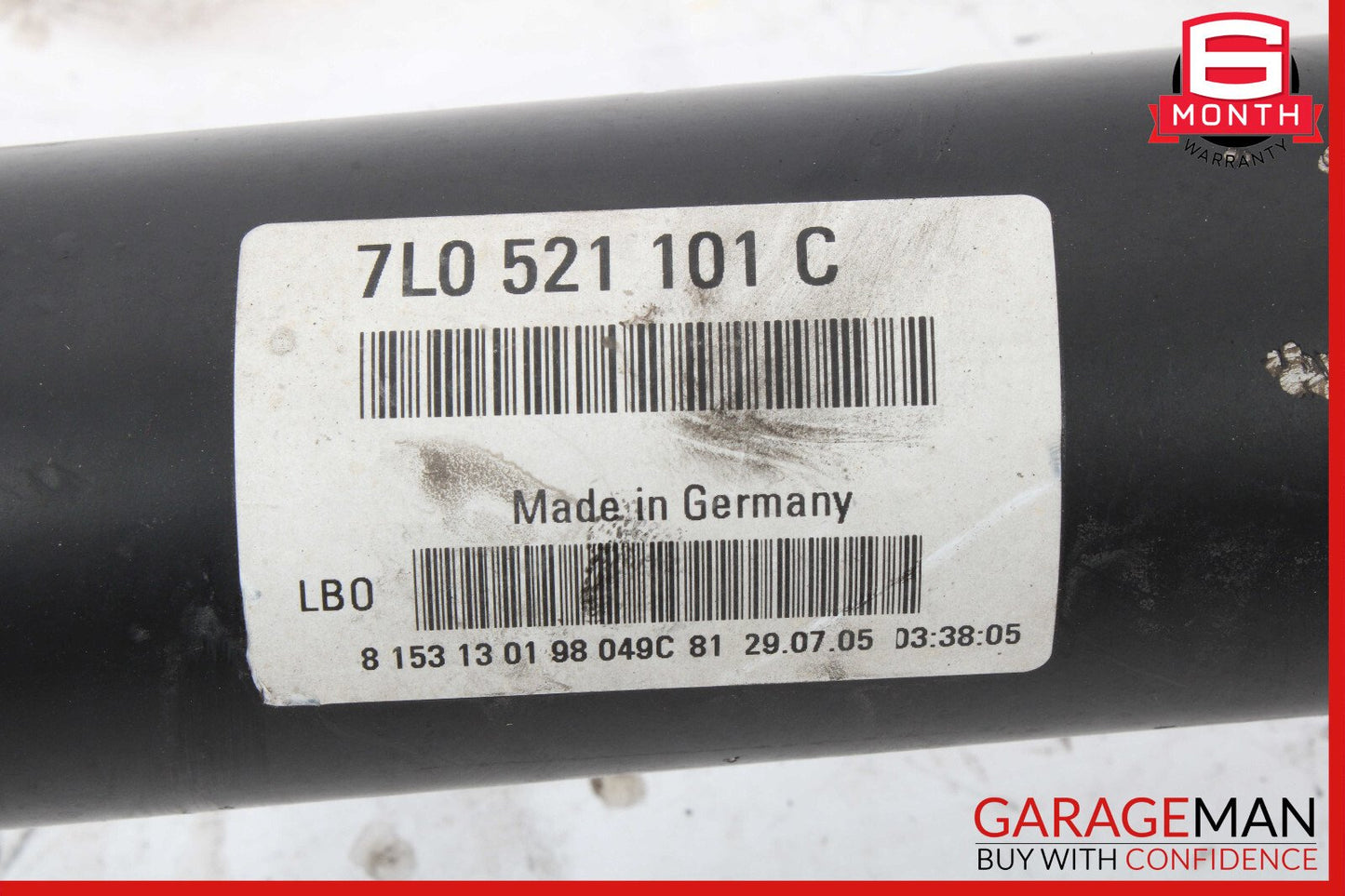 03-06 Porsche Cayenne 955 Front Prop Propeller Drive Axle Shaft Driveshaft OEM