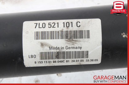 03-06 Porsche Cayenne 955 Front Prop Propeller Drive Axle Shaft Driveshaft OEM