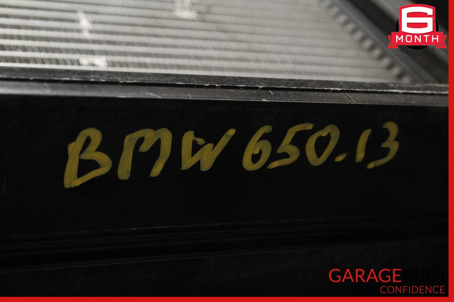 13-19 BMW F06 650i 4.4 Auxiliary Cooler Radiator A/C Air Conditioning Condenser