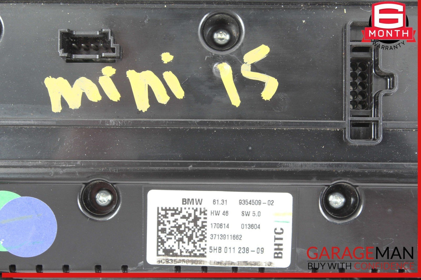 14-20 Mini Cooper Dashboard Temperature AC A/C Climate Control Switch OEM