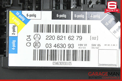 00-06 Mercedes W220 S430 S500 Rear Left Side Seat Control Module 2208216279 OEM