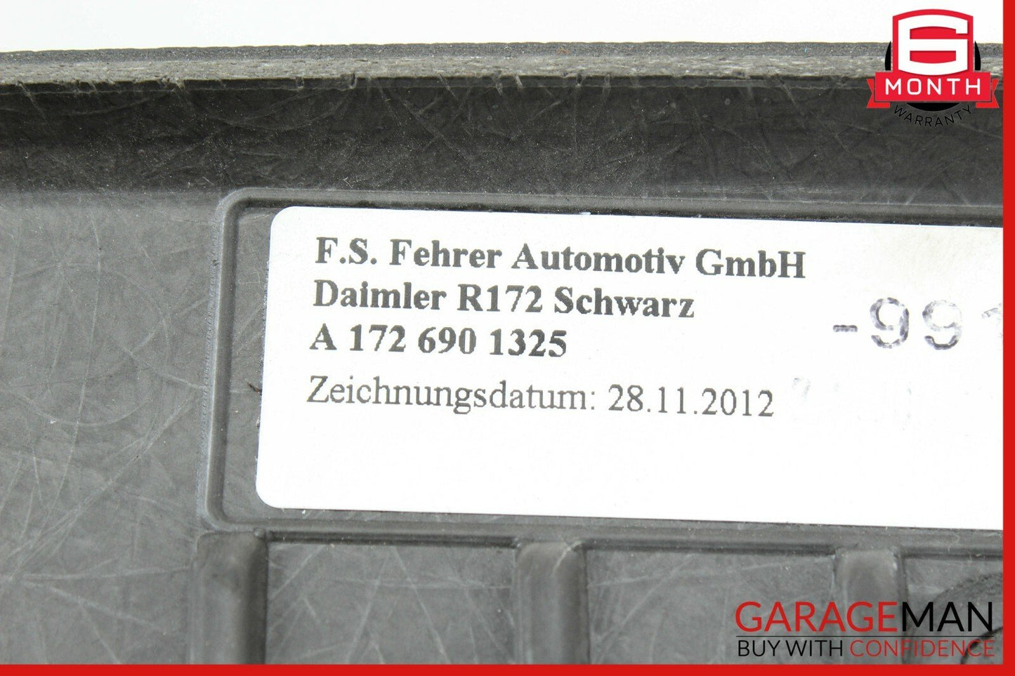 12-16 Mercedes R172 SLK350 Front Left Side A Pillar Trim Cover Panel Black
