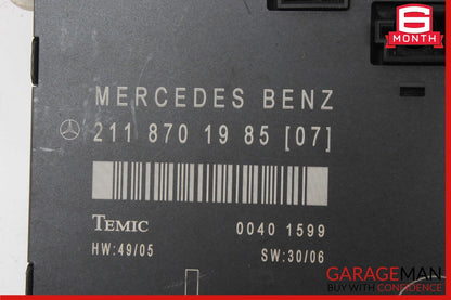 03-09 Mercedes W211 E350 E500 Front Left Driver Side Door Control Module Unit