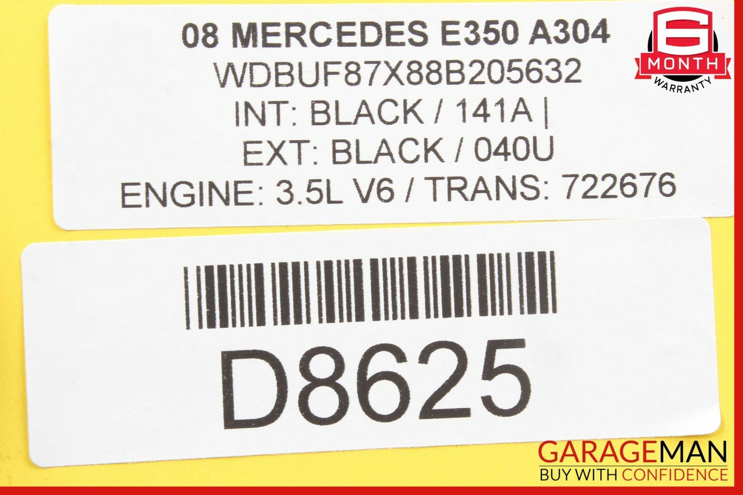03-09 Mercedes W211 E500 Front Left Driver Side Bumper Reinforcement Bracket OEM