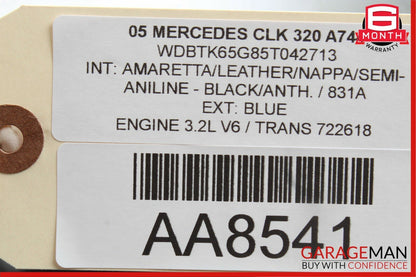 03-09 Mercedes W209 CLK500 CLK350 Front Right Side Door Lock Latch Actuator OEM