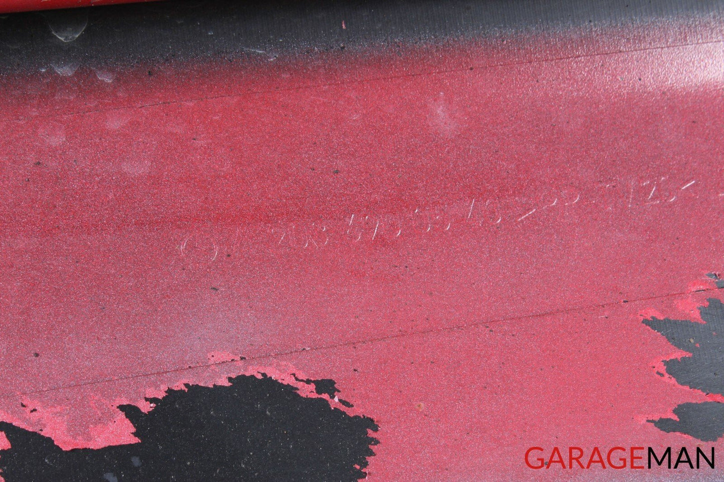02-05 Mercedes W203 C230 Coupe Left Driver Side Rocker Skirt Moulding Panel Red