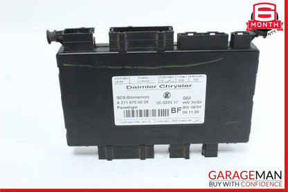 03-12 Mercedes X164 GL450 E350 Under Seat Control Module Front Right Side OEM