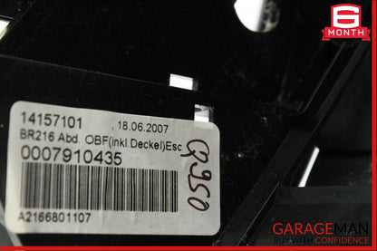 07-13 Mercedes W216 CL600 CL65 AMG Center Console Comand Unit Radio Bezel Trim