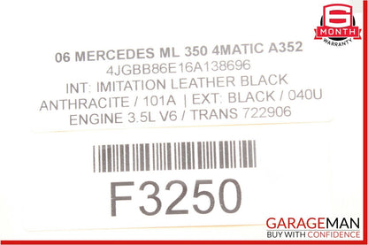 06-08 Mercedes W164 ML350 Front Right Side Headlight Head Light Lamp Bi-Xenon
