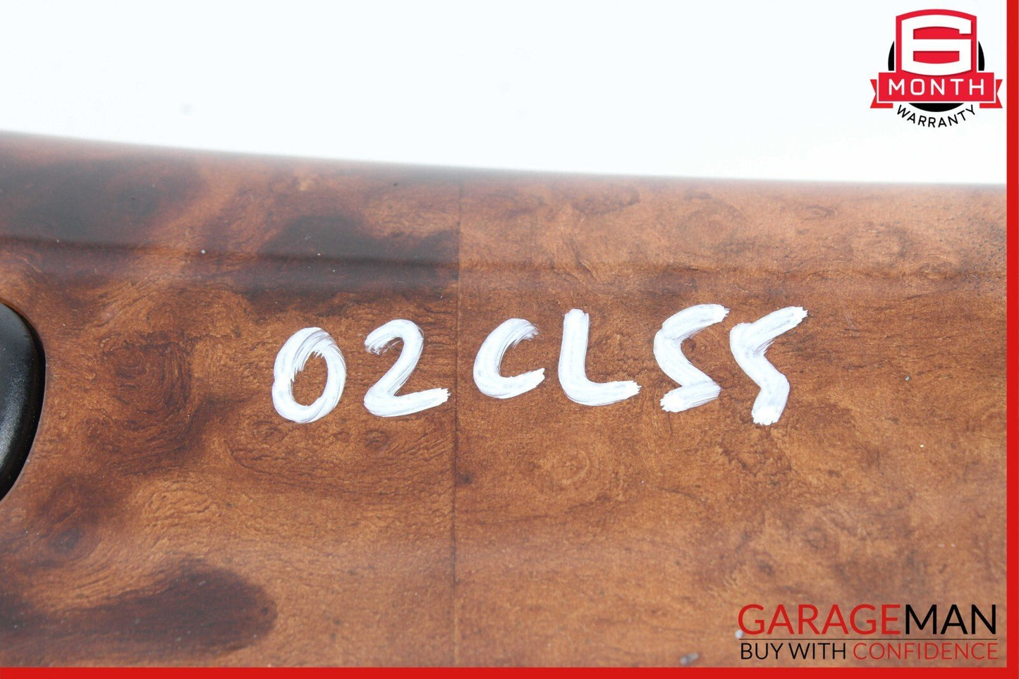 00-02 Mercedes W215 CL55 AMG Center Console Radio Trim Panel Bezel Wood OEM