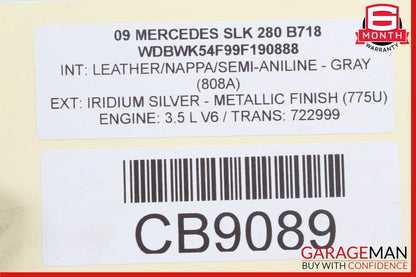 05-11 Mercedes R171 SLK300 SLK280 Front Right Side Lower Control Arm OEM