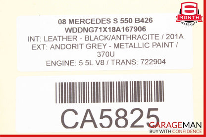 07-13 Mercedes S400 S350 S63 AMG Rear Right Door Window Regulator Motor Unit