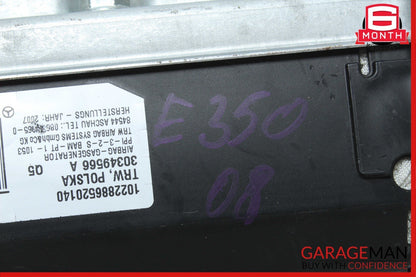 03-09 Mercedes W211 E350 E550 E320 Front Right Side Glove Box Airbag Air Bag