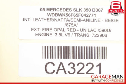 01-07 Mercedes R171 SLK350 C32 AMG Front Left Side RWD Lower Control Arm OEM