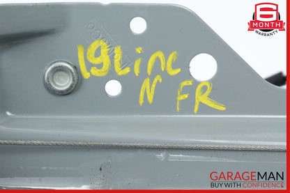 19-21 Lincoln Nautilus Front Right Side Door Window Regulator Plate w/o Motor