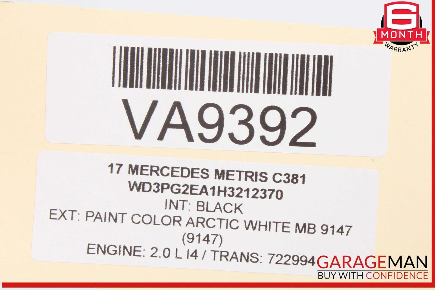 16-23 Mercedes W447 Metris Front Left Side Door Control Module Unit OEM