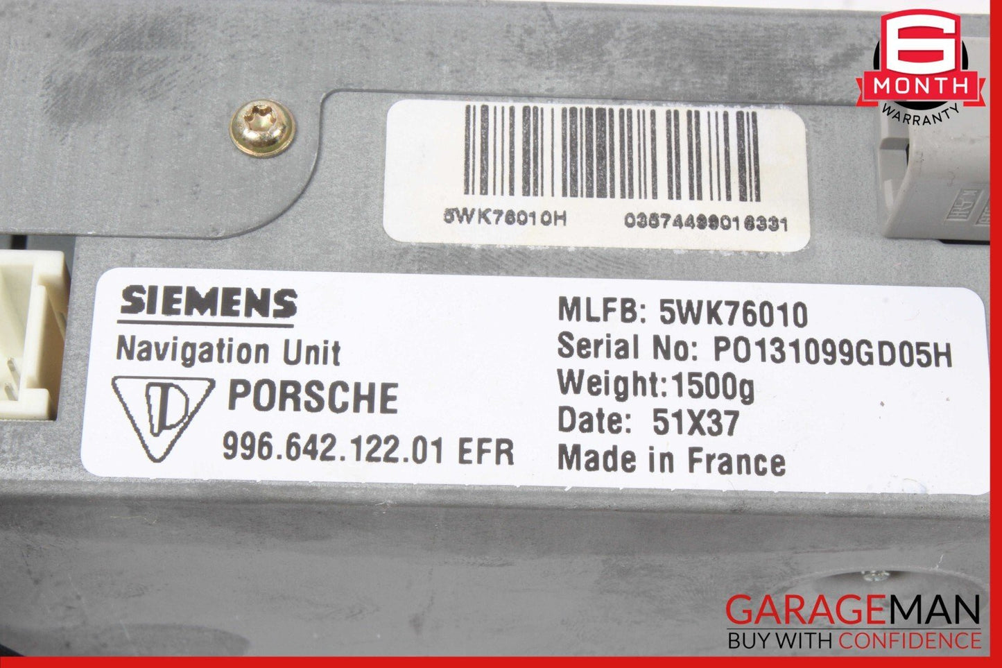 99-01 Porsche Carrera 911 996 Boxster 986 Navigation Control Module Player OEM