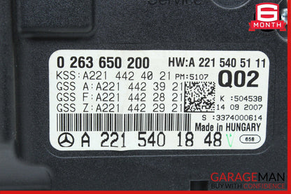 07-10 Mercedes W221 S550 CL550 S600 Instrument Cluster Speedometer OEM