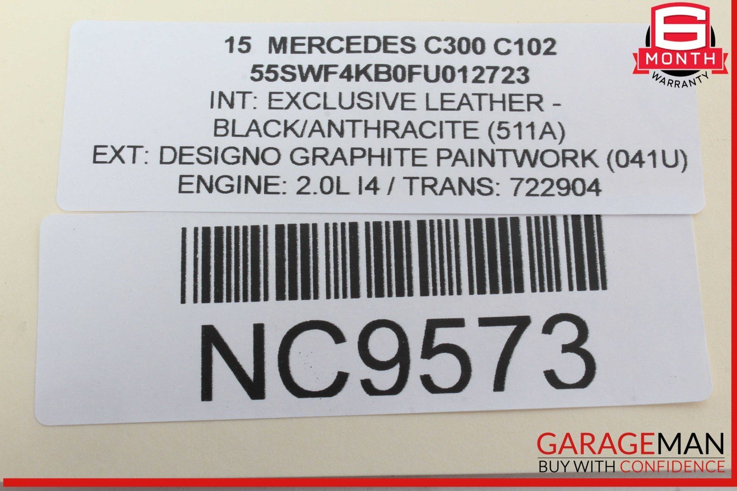 15-20 Mercedes W205 C300 C350e Front Right Side Door Window Regulator Motor Unit