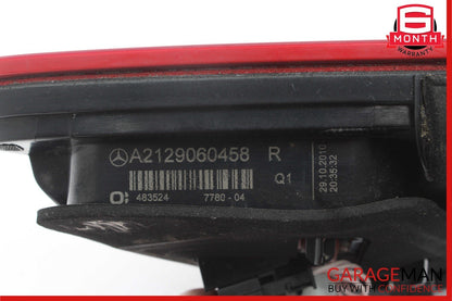 10-13 Mercedes W212 E350 E550 Rear Right Side Inner Tail Light Taillight Lamp