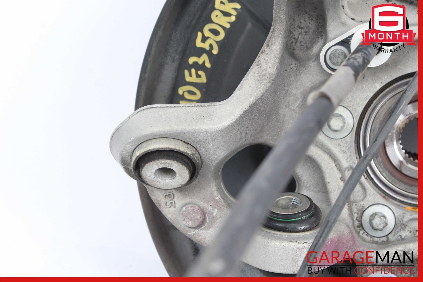10-18 Mercedes W212 E350 Rear Right Side Spindle Knuckle Hub w/ Rotor Disc OEM