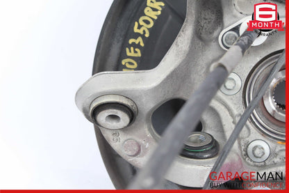 10-18 Mercedes W212 E350 Rear Right Side Spindle Knuckle Hub w/ Rotor Disc OEM