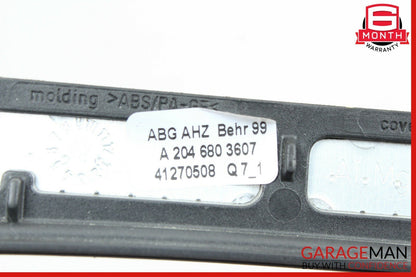 08-11 Mercedes W204 C350 Climate Control Surround Trim Cover Panel OEM