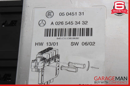03-12 Mercedes R230 SL500 SL550 SL65 AMG Rear SAM Fuse Box Relay Module OEM
