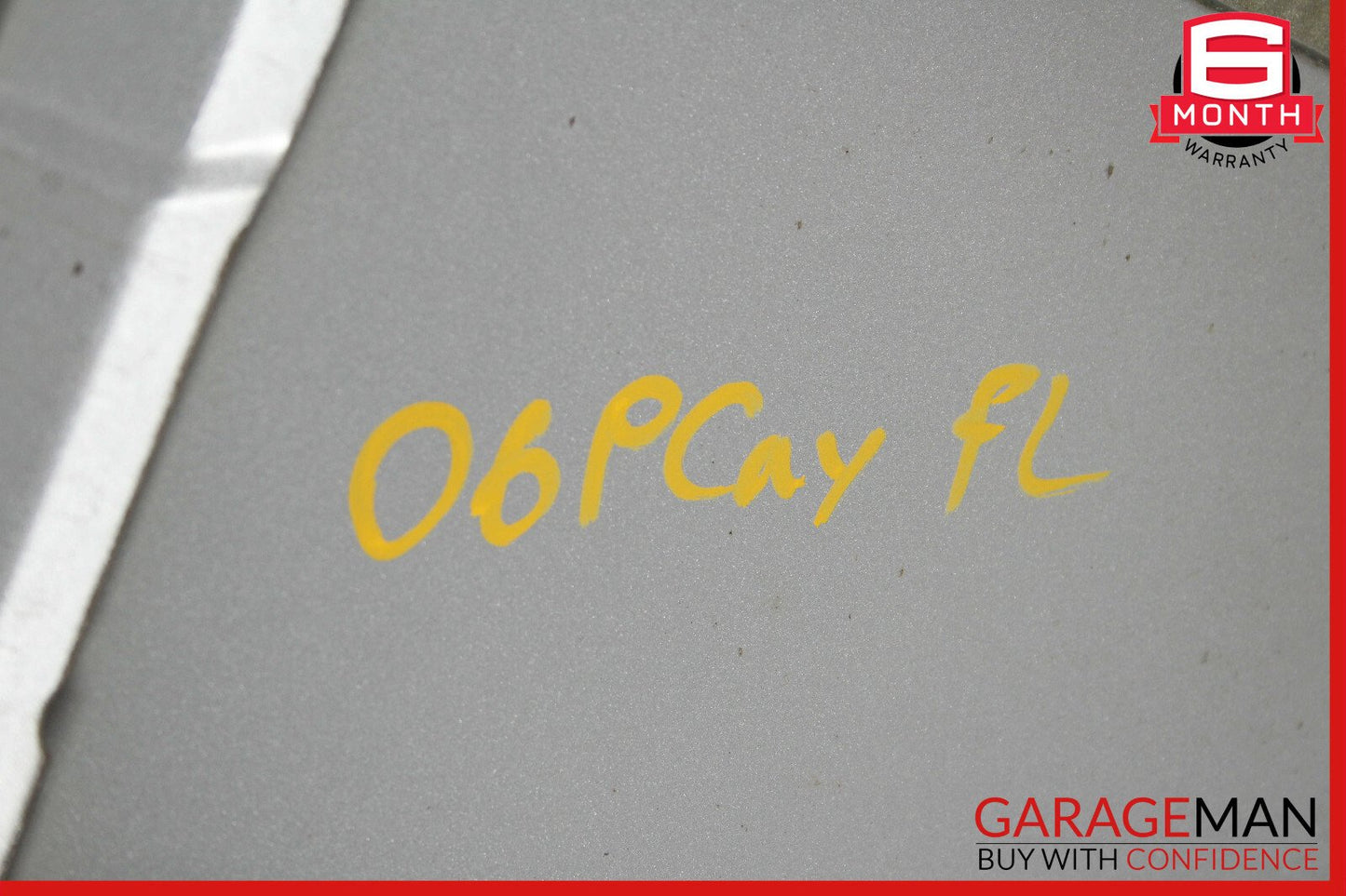 03-10 Porsche Cayenne 955 957 Front Left Side Exterior Door Shell Frame Red OEM