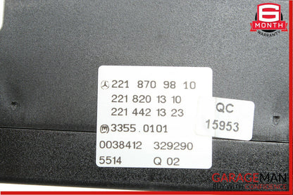 07-14 Mercedes S550 CL550 A/C Heater Temperature Climate Control Switch Module