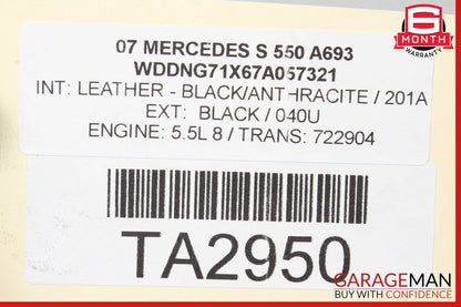 07-09 Mercedes W221 S550 S600 Front Left Driver Side Foglight Fog Light Lamp OEM