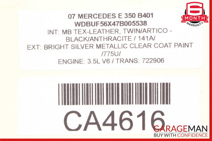 03-08 Mercedes W211 E350 CLS550 Command Head Unit Navigation Radio CD OEM