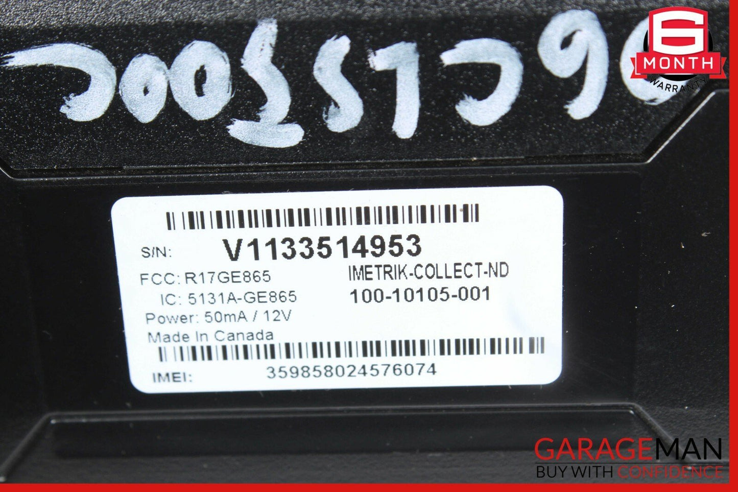 06-11 Mercedes W219 CLS500 Imetrik GPS Tracker Tracking Module Device Locator